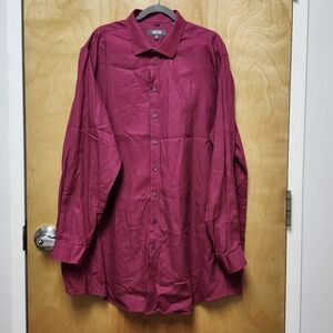 Kenneth Cole Reaction Dress Shirt Men's Tall  Neck 19 Sleeve 36-37